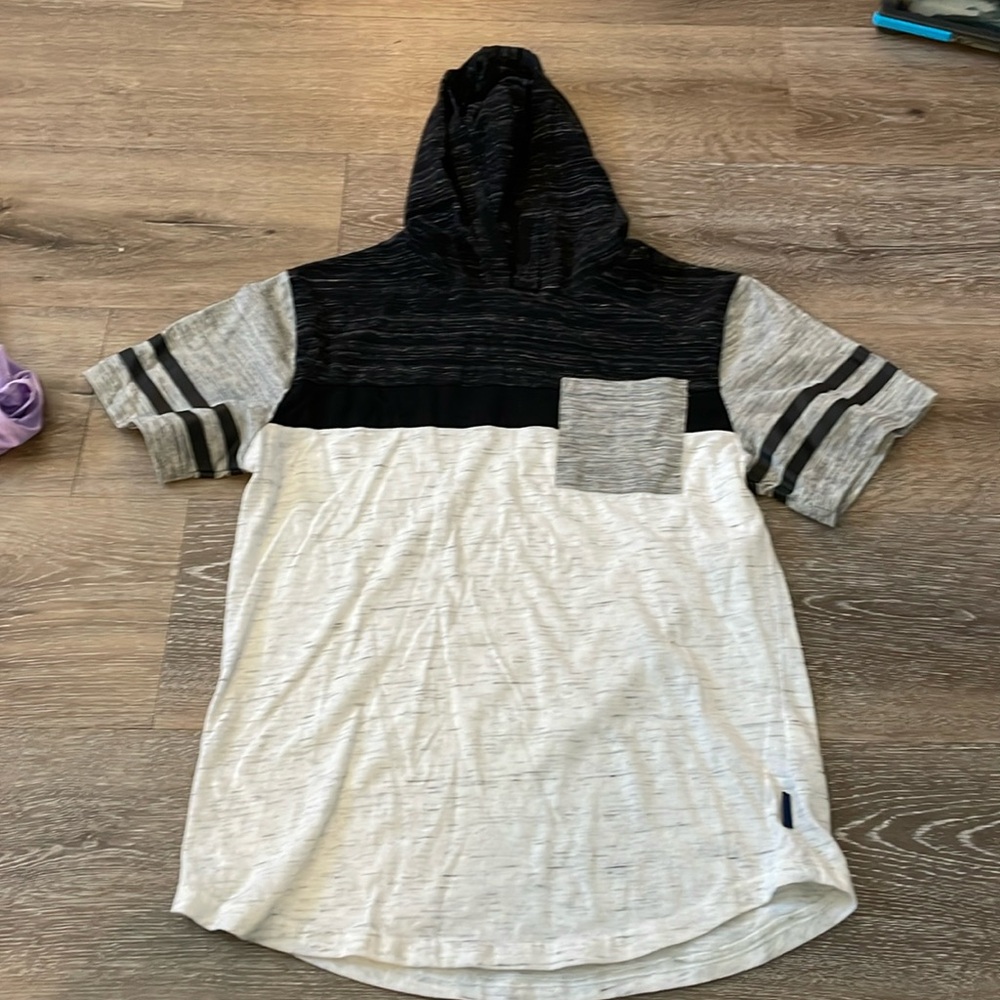 New boys t shirt with a hoodie